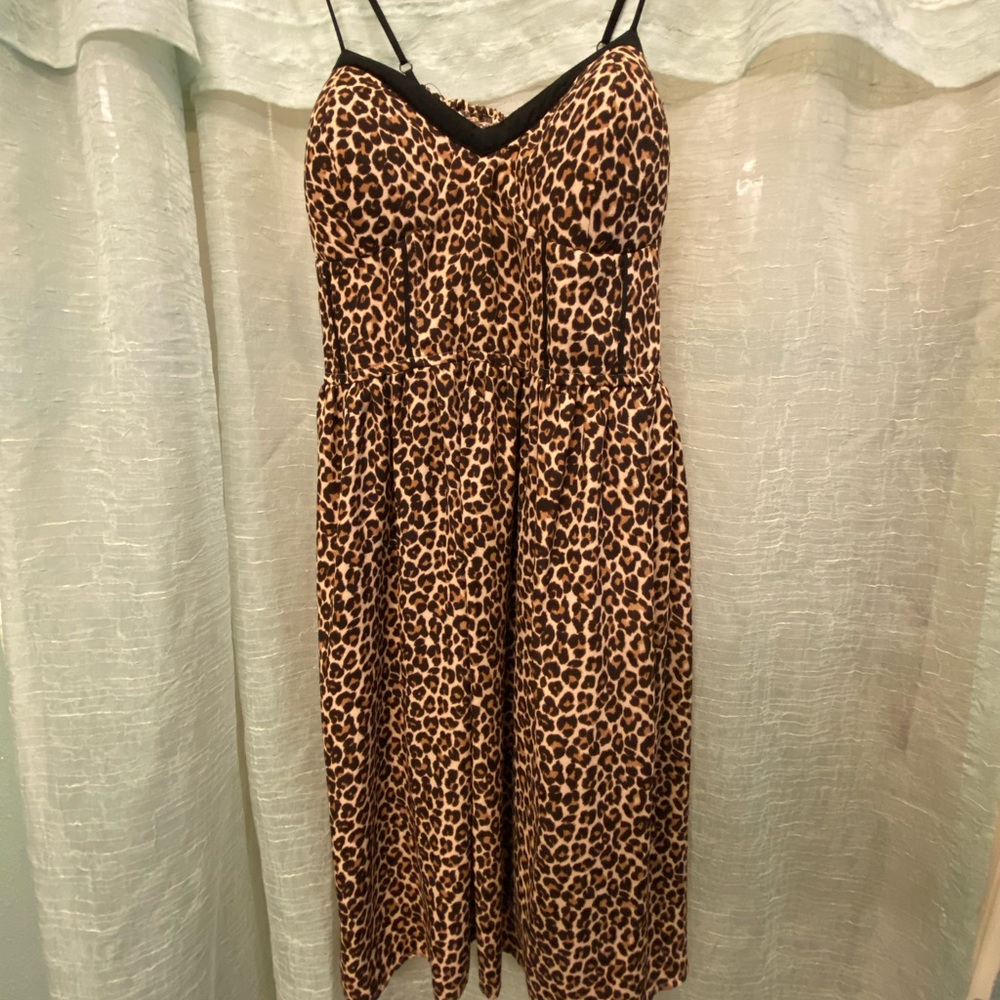NEW Xhilaration Leopard Mini Sundress